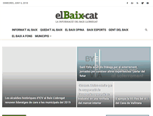 Tablet Screenshot of elbaix.cat